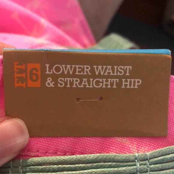 NWT Mossimo Canvas Palm Tree Shorts, size 17 - Picture 7 of 9